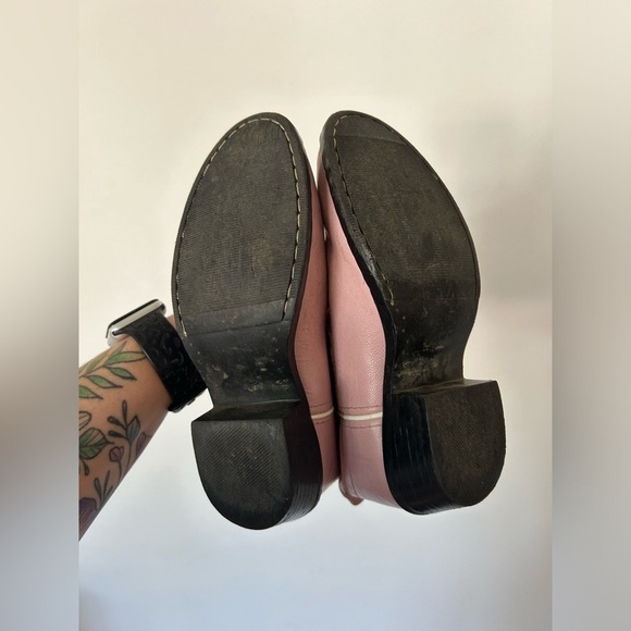 Masterson Boot Co. Pink Leather Youth Western Boots Size 13 - Picture 6 of 8